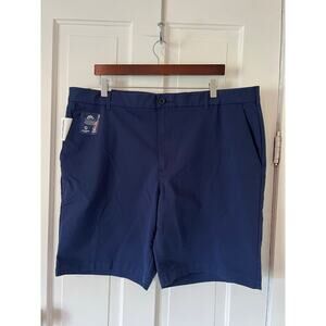 Izod performance shorts ultra flex waistband chino 40 stretch golf navy travel